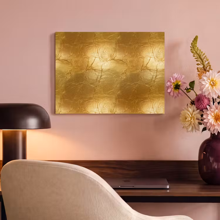 Bladgoud - Vintage - Textuur - Warm Goud PET vilt klein 837 -sfeer3