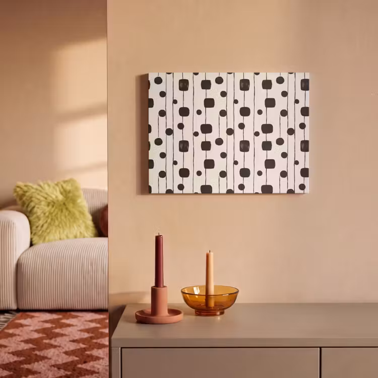 Grafisch - Modern - Zwart PET vilt klein 837 -sfeer1