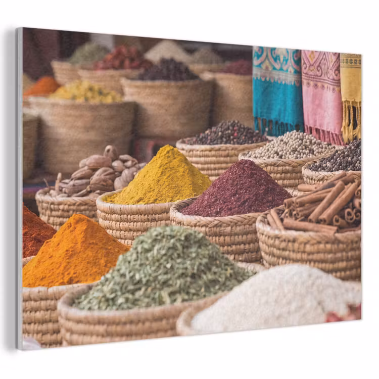 Acoustic Panel - Herbs - Baskets - Oriental - Kruiden - Manden - Oosters PET vilt klein