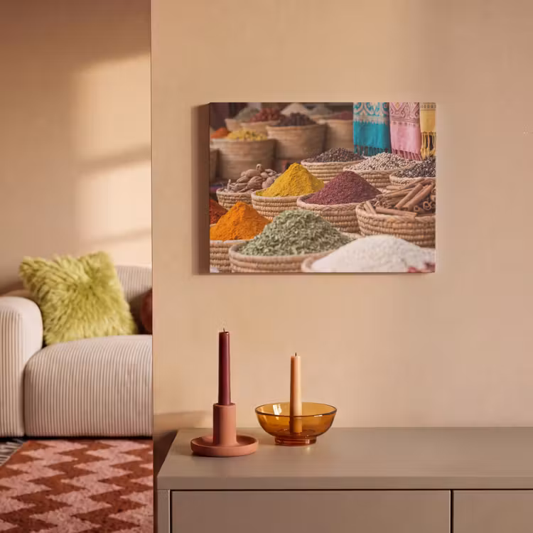 Acoustic Panel - Herbs - Baskets - Oriental - Kruiden - Manden - Oosters PET vilt klein