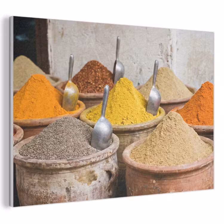 Acoustic Panel - Herbs - Jars - Asian - Kruiden - Potten - Oosters PET vilt klein