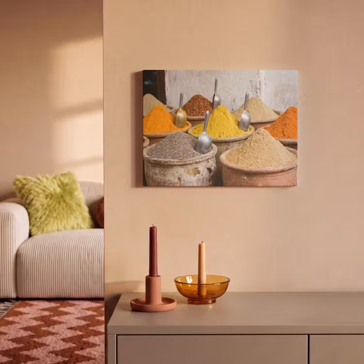 Acoustic Panel - Herbs - Jars - Asian - Kruiden - Potten - Oosters PET vilt klein