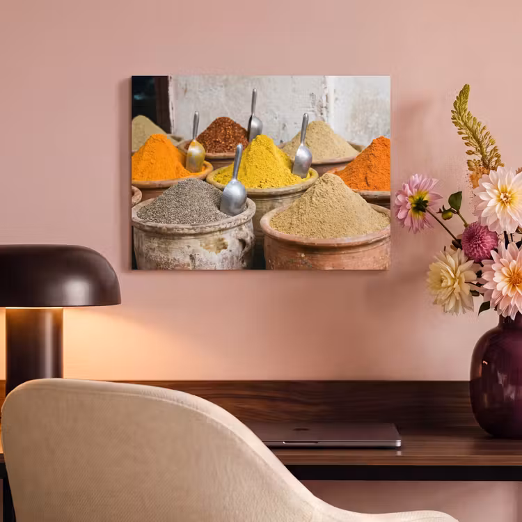 Acoustic Panel - Herbs - Jars - Asian - Kruiden - Potten - Oosters PET vilt klein