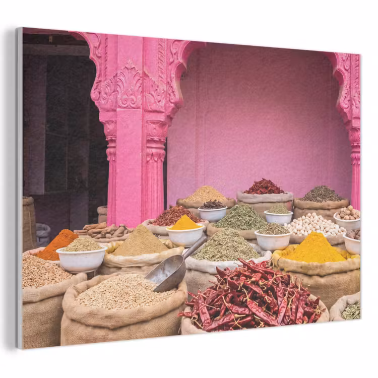 Acoustic Panel - Herbs - Market - Pink - Kruiden - Markt - Roze PET vilt klein