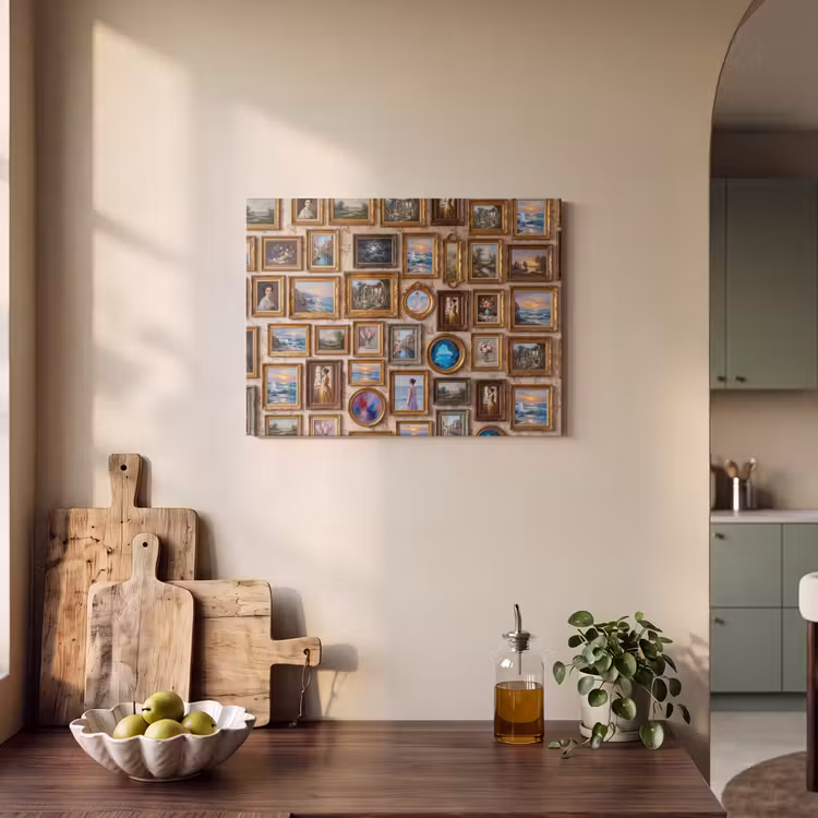 Interieur - Kunst - Collectie - Klassiek - Goud PET vilt klein -sfeer2