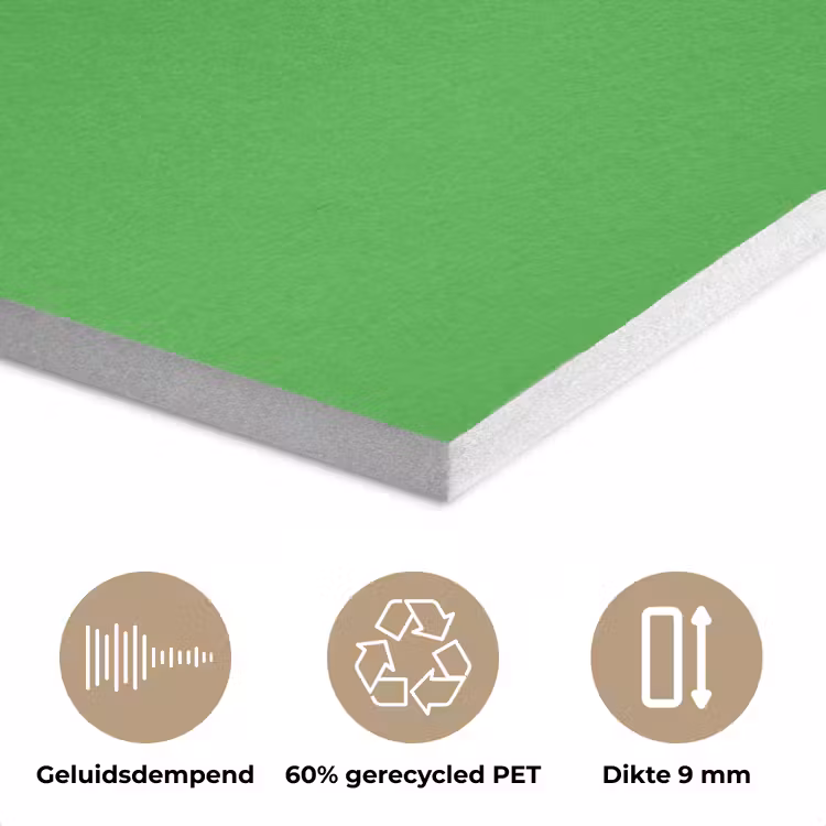 Kelly - Green - Groen PET vilt klein 837 -closeup_NL