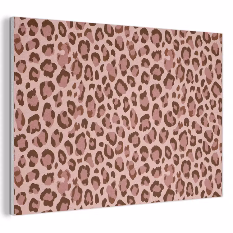 Luipaard - Patroon - Roze PET vilt klein 837 -3d