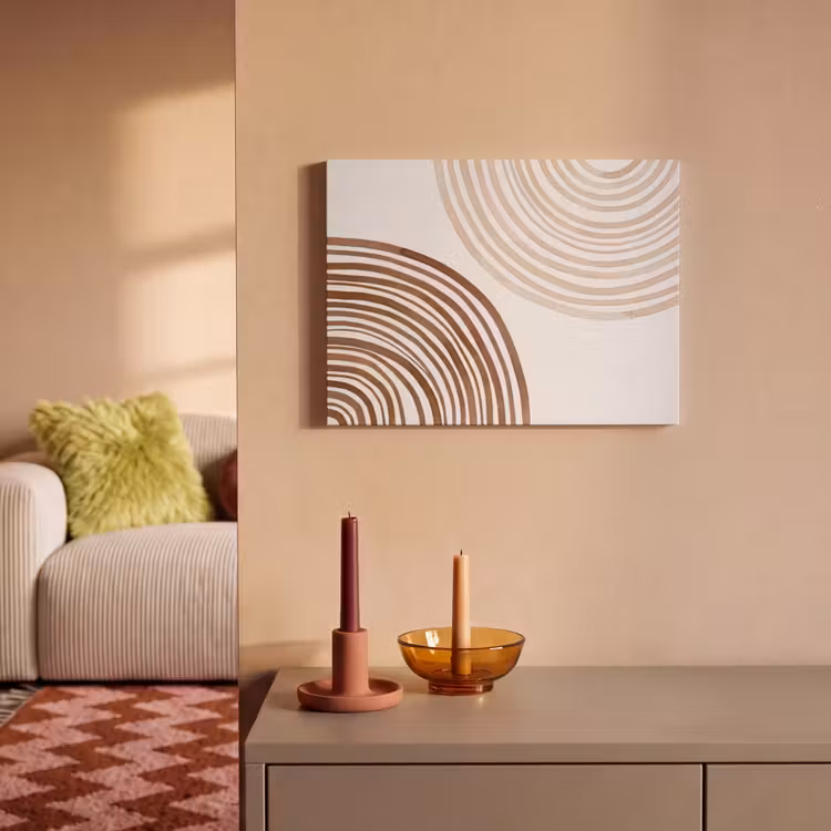 Acoustic Panel - Lines - Minimalist - Art - Lijnen - Minimalistisch - Kunst PET vilt klein