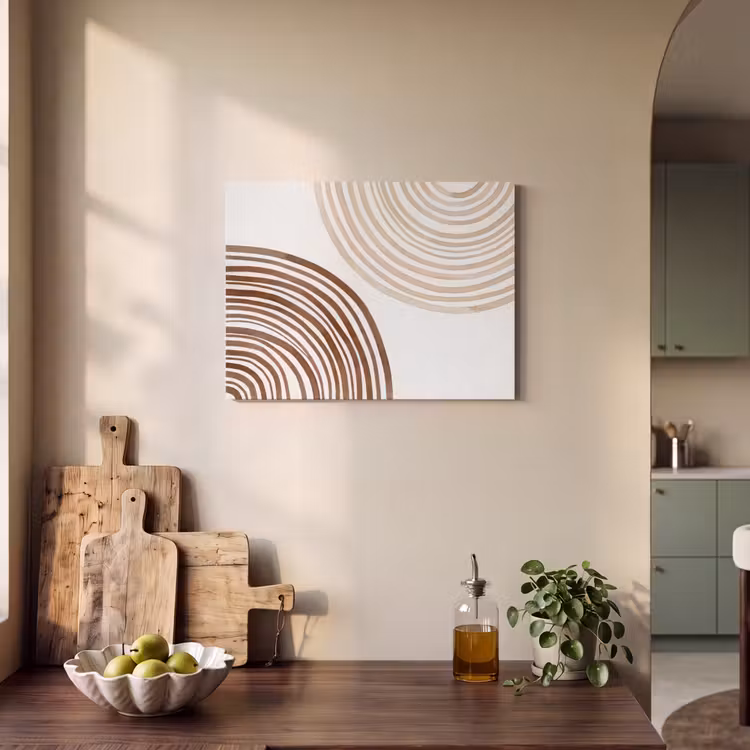 Acoustic Panel - Lines - Minimalist - Art - Lijnen - Minimalistisch - Kunst PET vilt klein