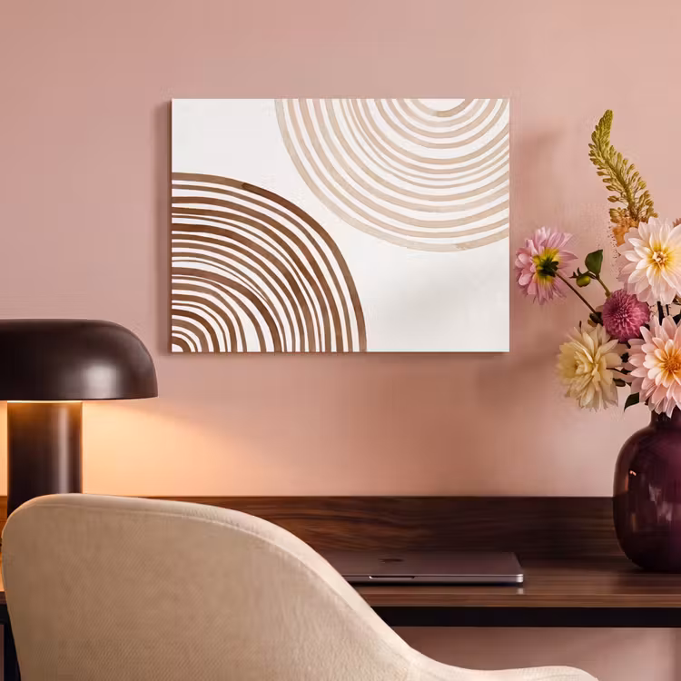 Acoustic Panel - Lines - Minimalist - Art - Lijnen - Minimalistisch - Kunst PET vilt klein