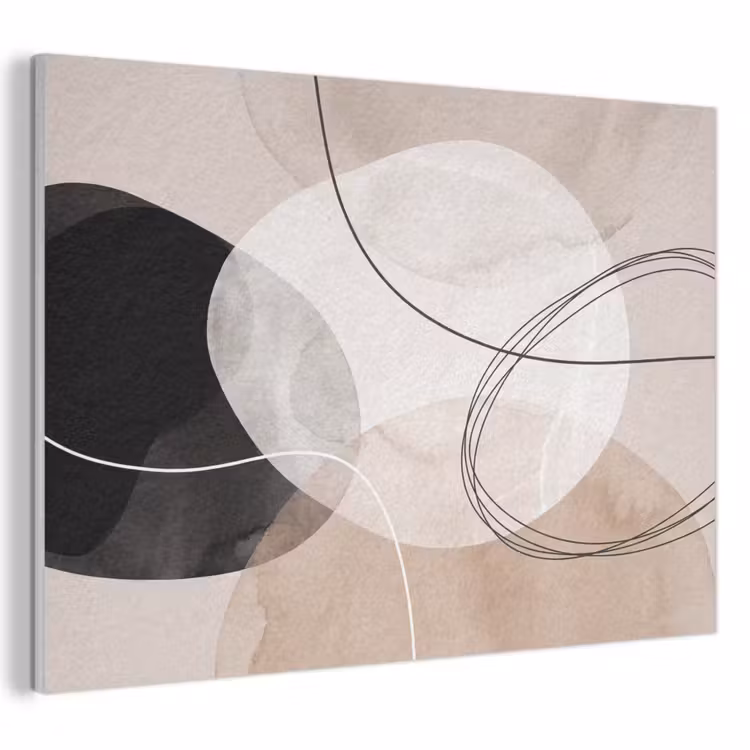 Acoustic Panel - Lines - Wavy - Art - Lijnen - Golvend - Kunst PET vilt klein