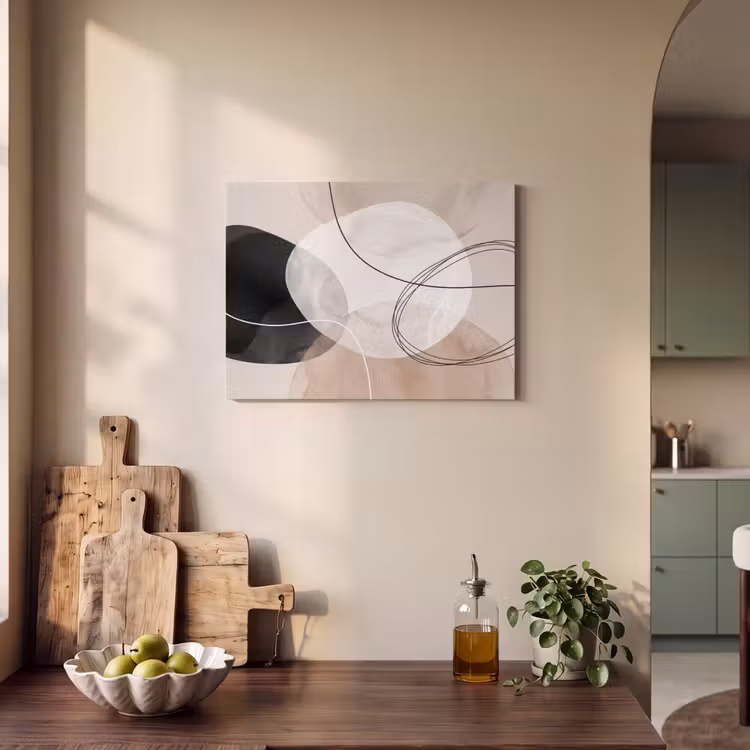 Acoustic Panel - Lines - Wavy - Art - Lijnen - Golvend - Kunst PET vilt klein