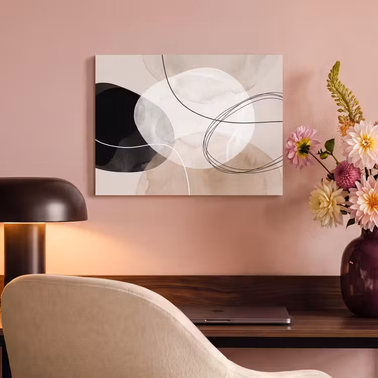 Acoustic Panel - Lines - Wavy - Art - Lijnen - Golvend - Kunst PET vilt klein