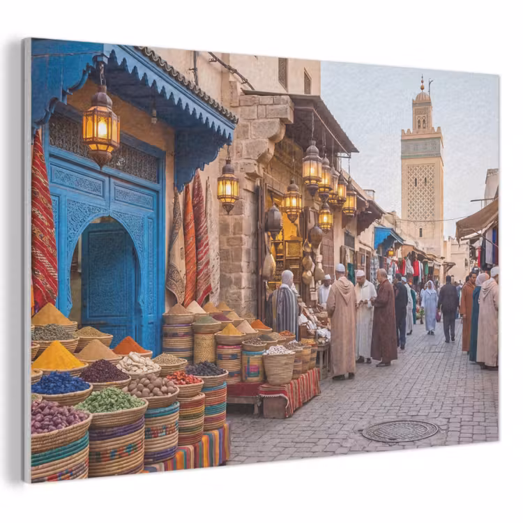 Acoustic Panel - Market - Oriental - Colorful - Markt - Oosters - Kleurrijk PET vilt klein