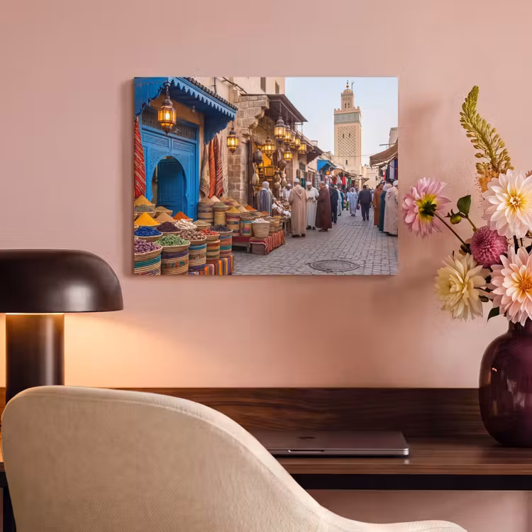Acoustic Panel - Market - Oriental - Colorful - Markt - Oosters - Kleurrijk PET vilt klein