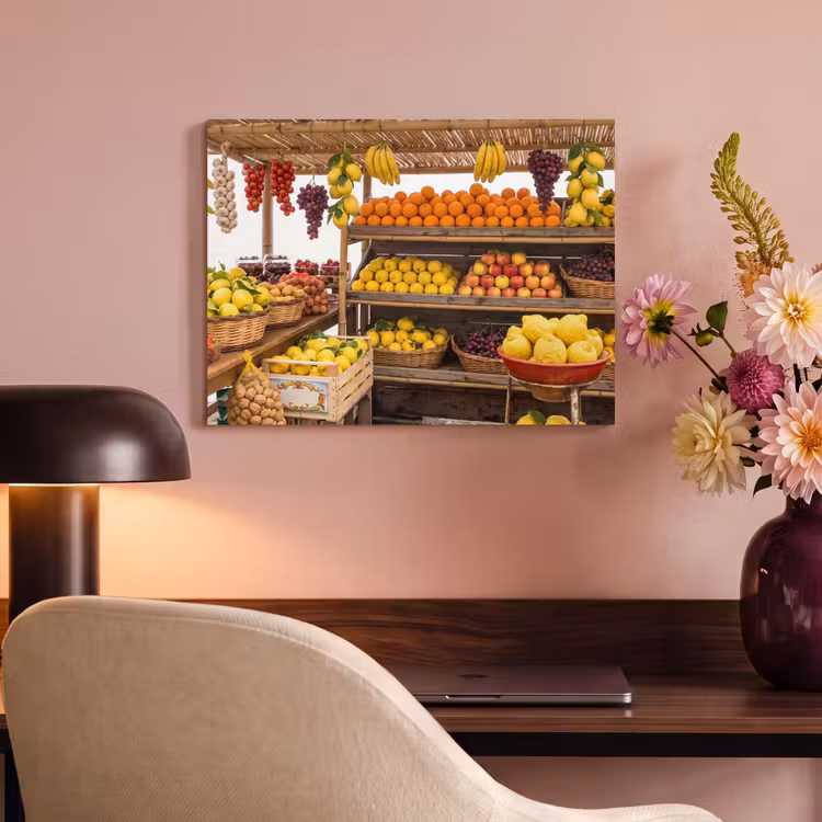 Acoustic Panel - Market Stall - Fruit - Fresh - Marktkraam - Fruit - Vers PET vilt klein