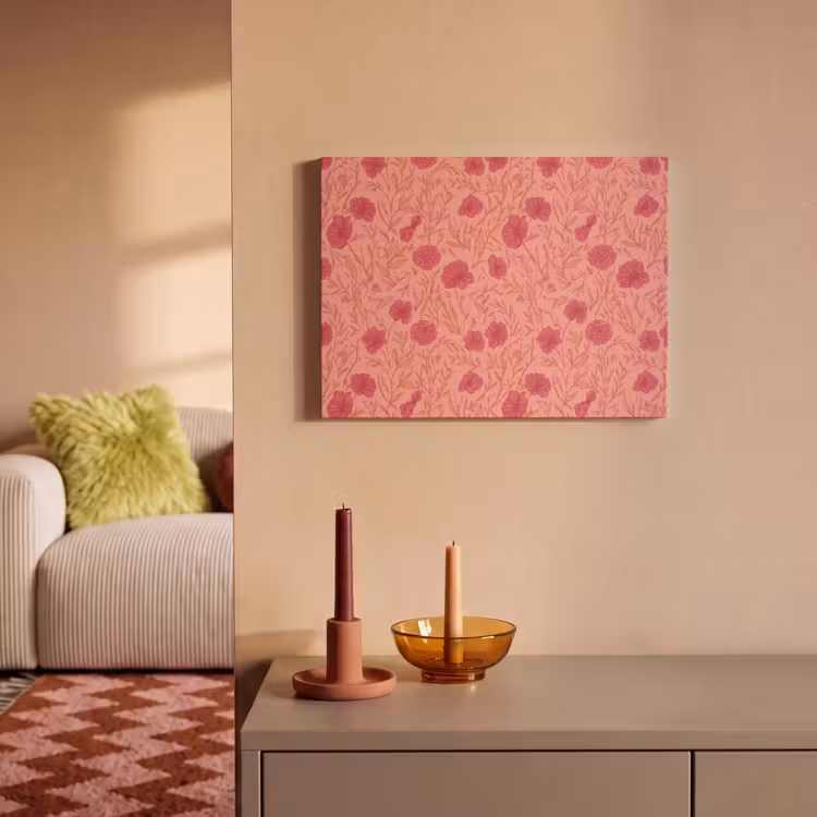 Weidebloemen - Romantisch - Roze PET vilt klein 837 -sfeer1