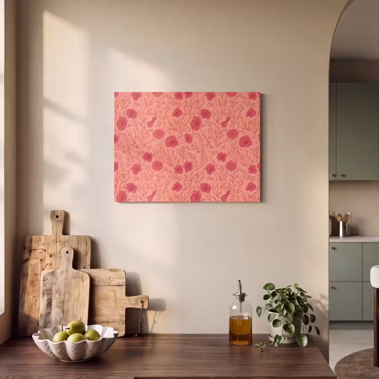 Weidebloemen - Romantisch - Roze PET vilt klein 837 -sfeer2