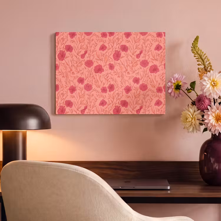Weidebloemen - Romantisch - Roze PET vilt klein 837 -sfeer3
