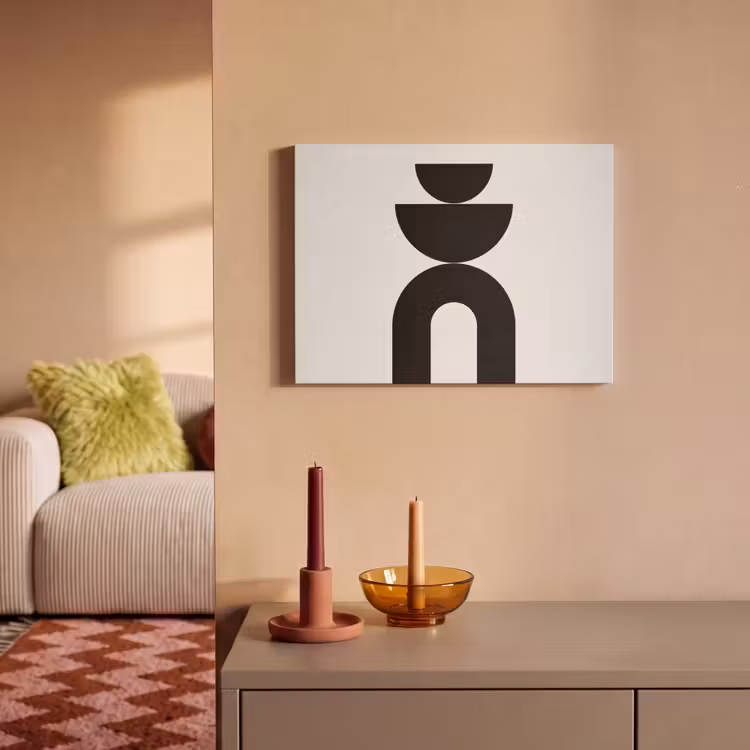Acoustic Panel - Minimalist - Art - White - Minimalistisch - Kunst - Wit PET vilt klein