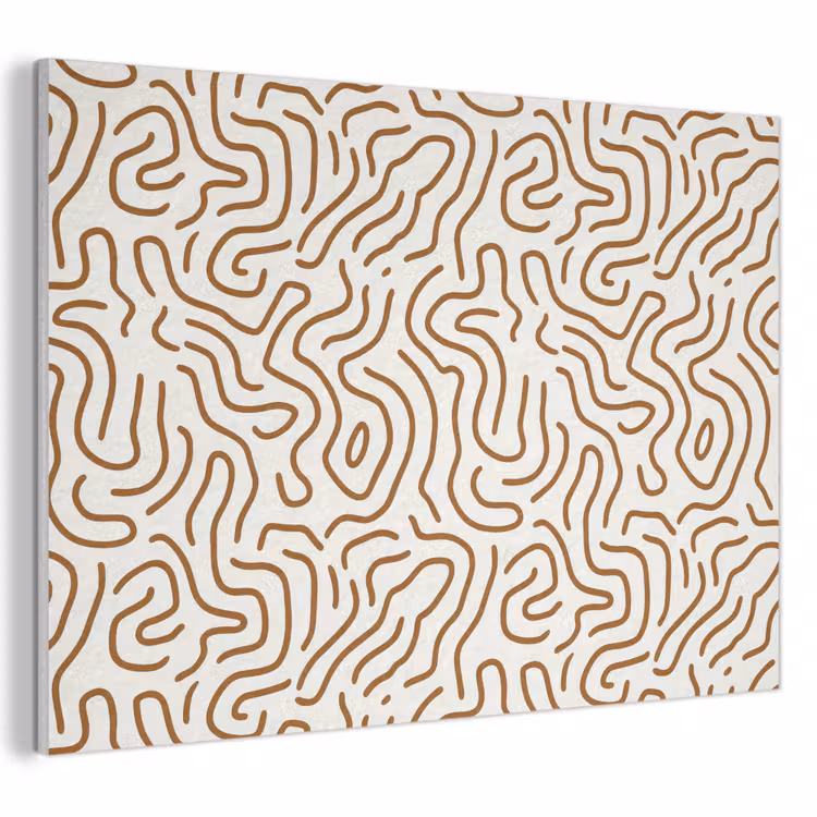 Minimalistisch - Patroon - Terracotta PET vilt klein 837 -3d