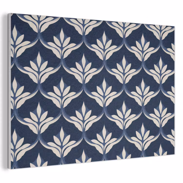 Modern - Ontwerp - Blauw PET vilt klein 837 -3d