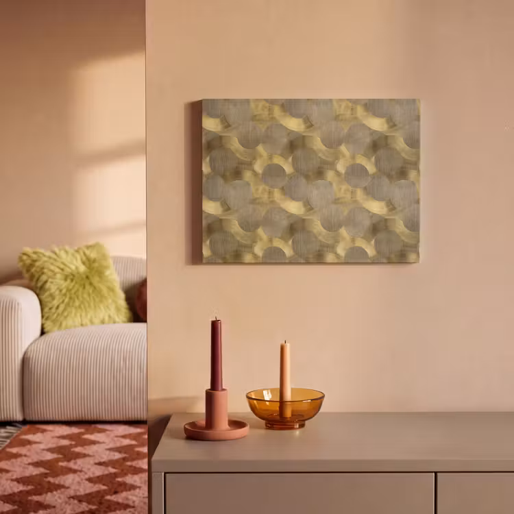 Modern - Geometrisch - Goud PET vilt klein 837 -sfeer1