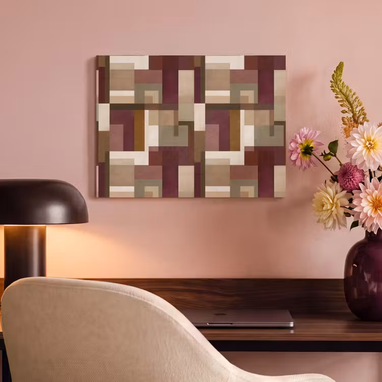 Modern - Geometrie - Kleurrijk PET vilt klein 837 -sfeer3