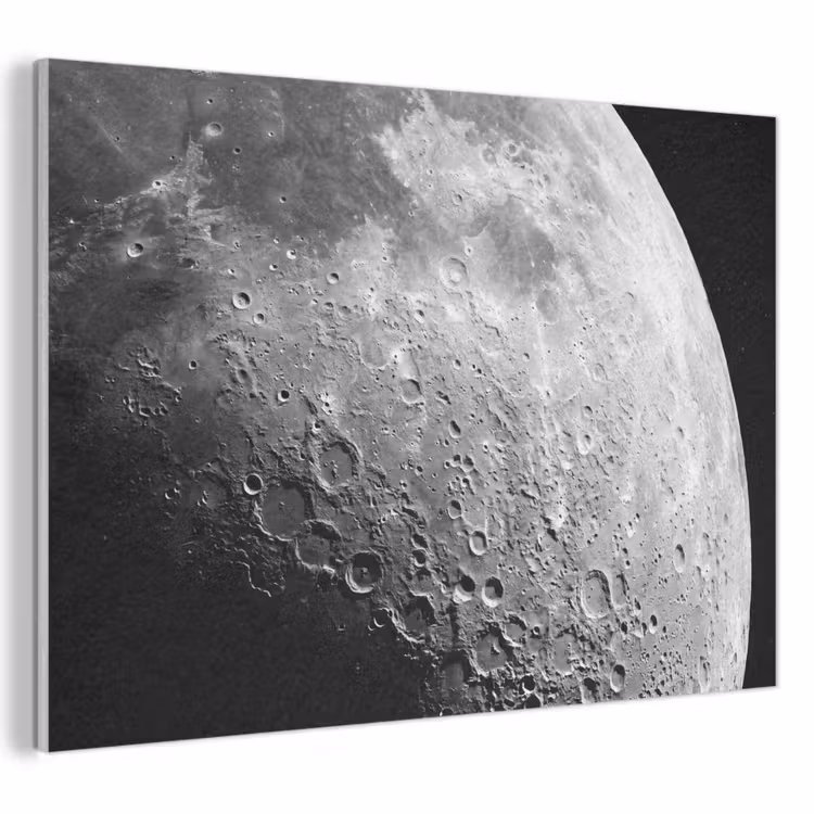 Acoustic Panel - Moon - Craters - Space - Maan - Kraters - Ruimte PET vilt klein