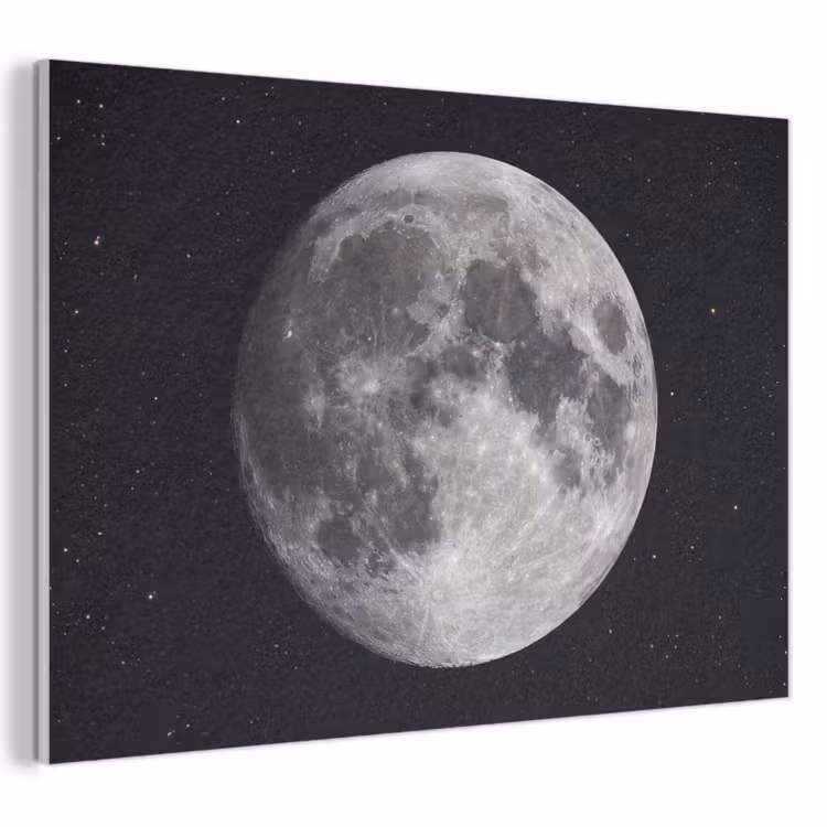 Acoustic Panel - Moon - Stars - Space - Maan - Sterren - Ruimte PET vilt klein