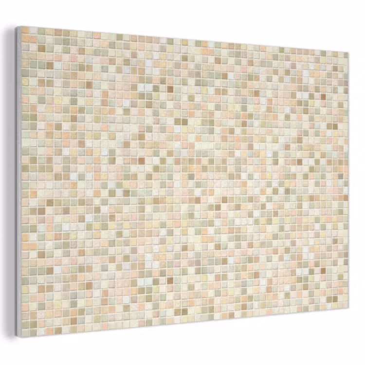 Mozaïek - Patroon - Beige PET vilt klein 837 -3d