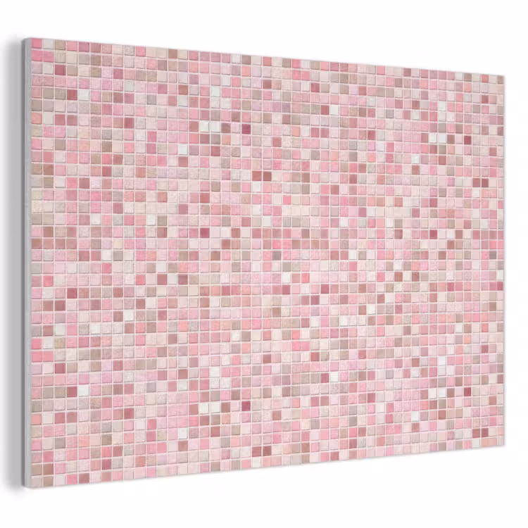 Mozaïek - Patroon - Roze PET vilt klein 837 -3d