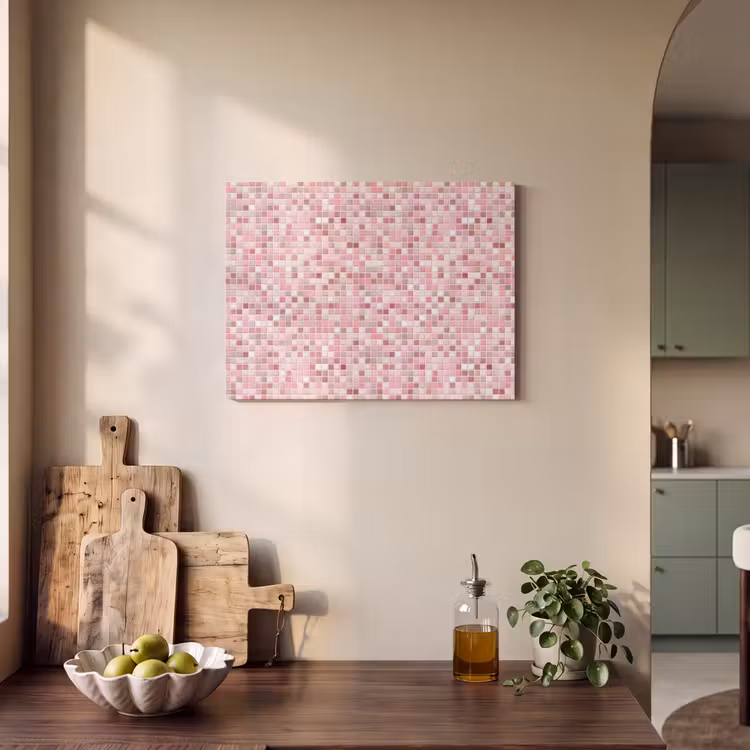 Mozaïek - Patroon - Roze PET vilt klein 837 -sfeer2
