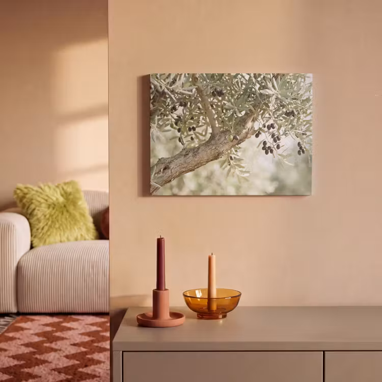 Acoustic Panel - Olive tree - branch - green - Olijfboom - tak - groen PET vilt klein