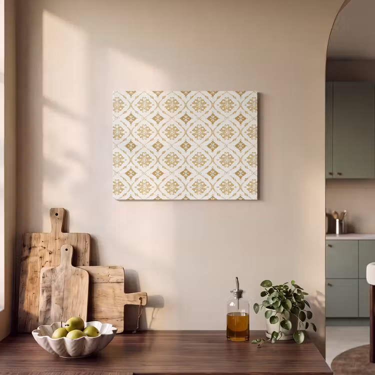 Ornament - Klassiek - Goud PET vilt klein 837 -sfeer2