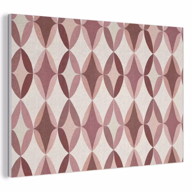 Ovaal - Textuur - Roze PET vilt klein 837 -3d