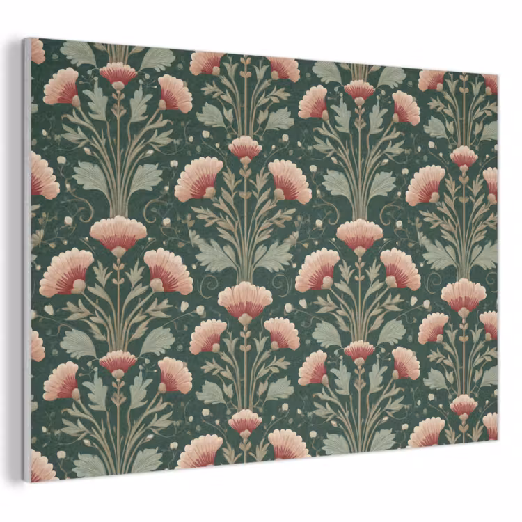 Patroon - Botanisch - Kleurrijk PET vilt klein 837 -3d