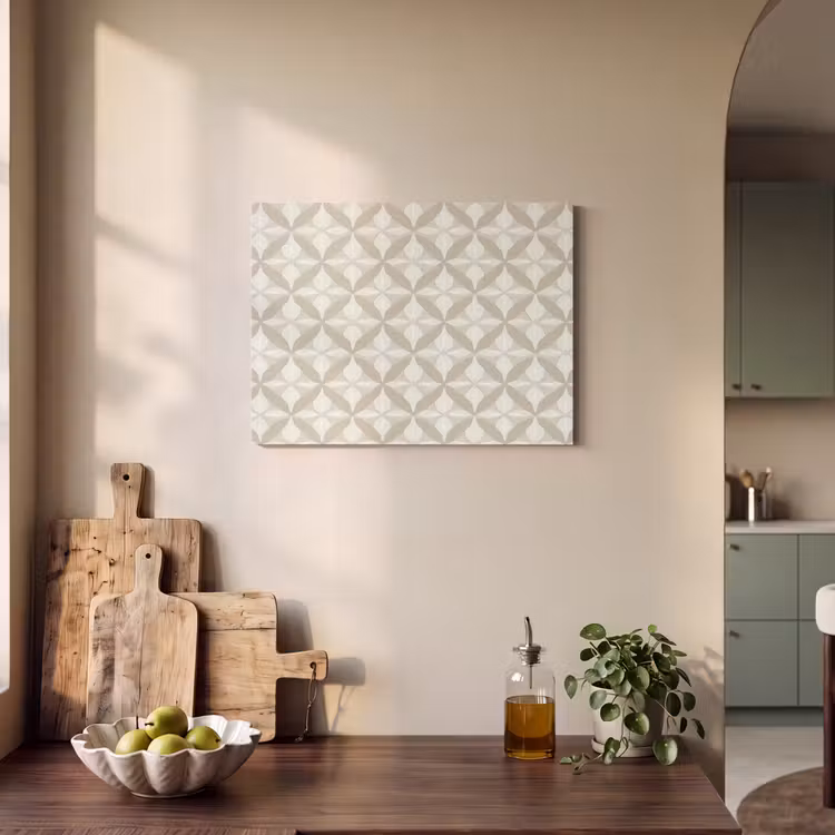 Patroon - Klassiek - Beige PET vilt klein 837 -sfeer2