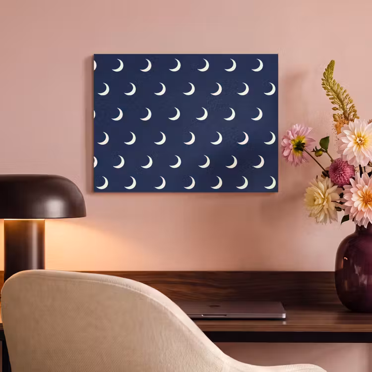 Patroon - Manen - Blauw PET vilt klein 837 -sfeer3