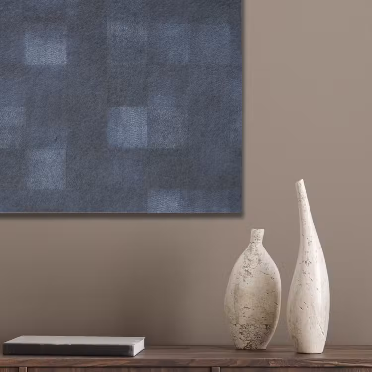 Patroon - Ruit - Marineblauw PET vilt klein 837 -sfeer6_closeup