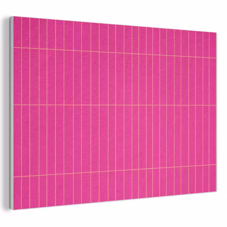Patroon - Tegel - Magenta - Roze PET vilt klein 837 -3d