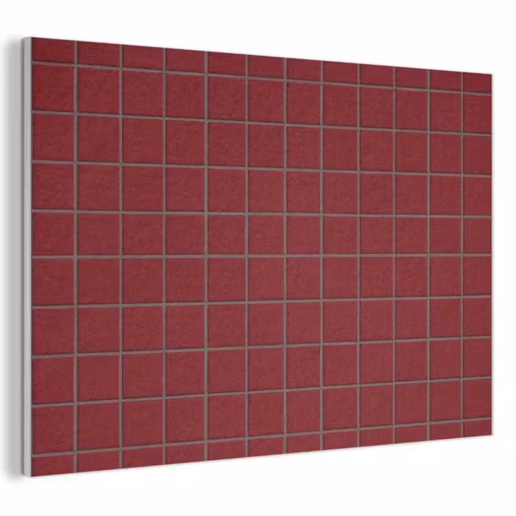 Patroon - Tegels - Burgundy PET vilt klein 837 -3d