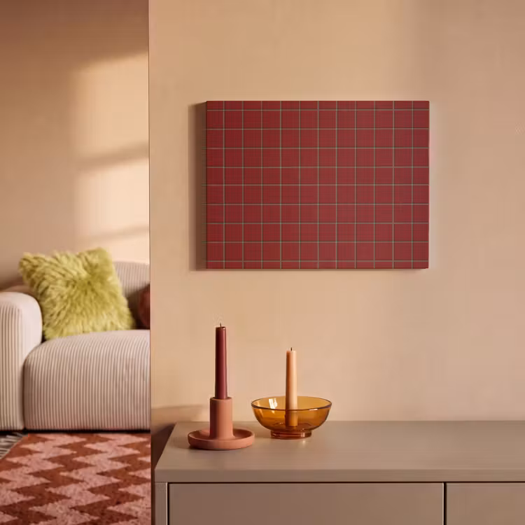 Patroon - Tegels - Burgundy PET vilt klein 837 -sfeer1