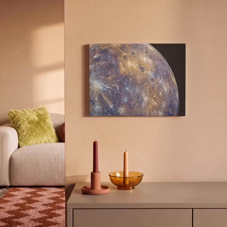Acoustic Panel - Planet - Craters - Space - Planeet - Kraters - Ruimte PET vilt klein