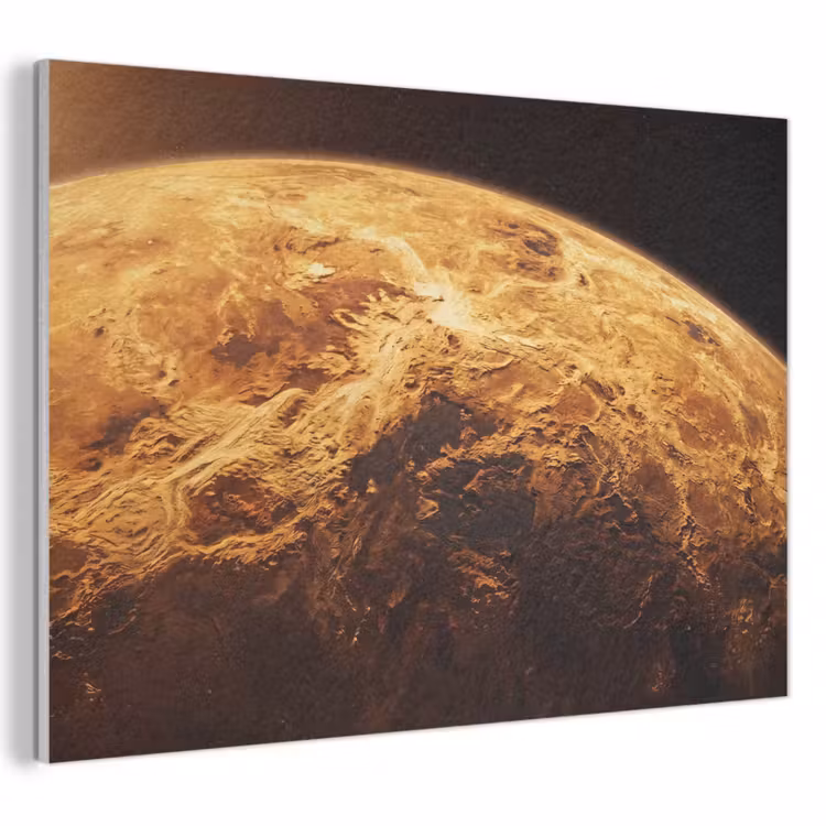 Acoustic Panel - Planet - Space - Orange - Planeet - Ruimte - Oranje PET vilt klein