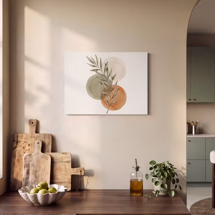 Acoustic Panel - Plant - Circles - Abstract - Plant - Cirkels - Abstract PET vilt klein