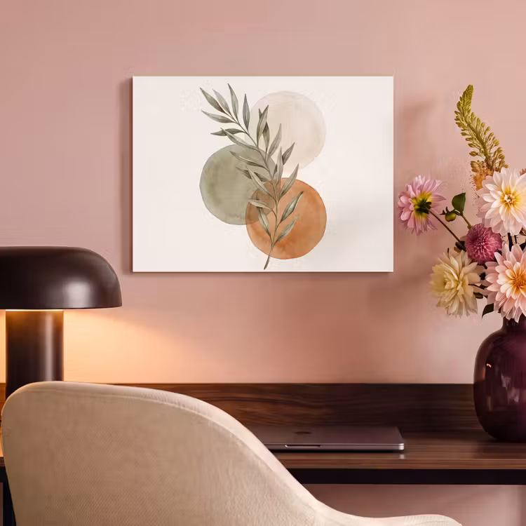 Acoustic Panel - Plant - Circles - Abstract - Plant - Cirkels - Abstract PET vilt klein