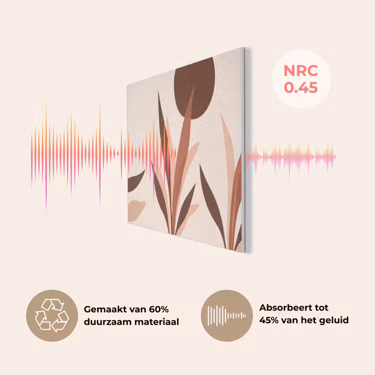 Planten - Abstract - Natuur - Bruin PET vilt klein -USP_NL