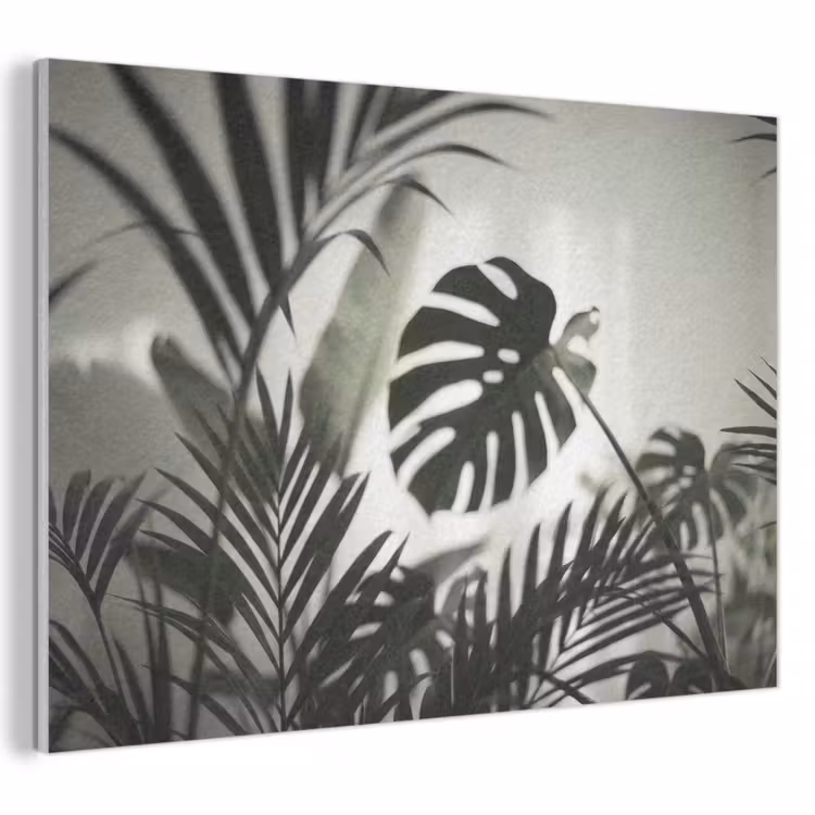 Planten - Bladeren - Natuur - Minimalistisch - Groen PET vilt klein -3d