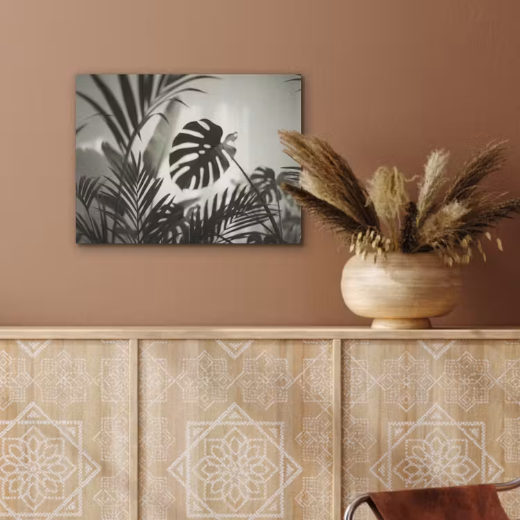 Planten - Bladeren - Natuur - Minimalistisch - Groen PET vilt klein -sfeer4